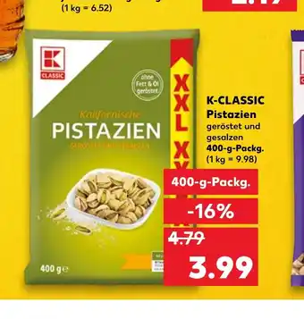 Kaufland K-Classic Pistazien 400 g Angebot