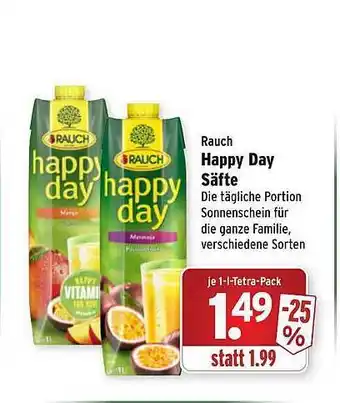 Wasgau Happy Day Säfte Angebot