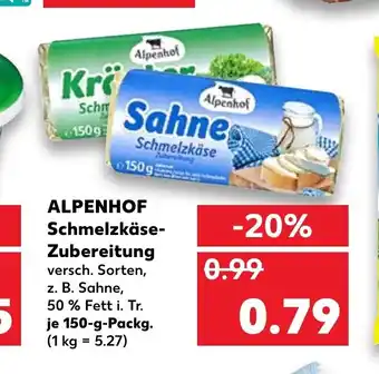 Kaufland Alpenhof Schmelzkase-Zubereitung 150 g Angebot