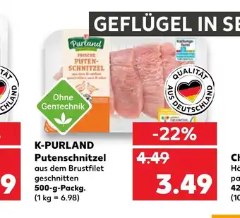 Kaufland K-purland Putenschnitzel 500 g Angebot