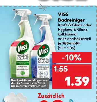 Kaufland Viss Badreiniger Kraft & Glanz Angebot