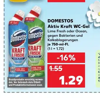 Kaufland Domestos Aktiv Kraft WC-Gel 750 ml Angebot