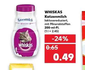 Kaufland Whiskas Katzenmilch 200 ml Angebot