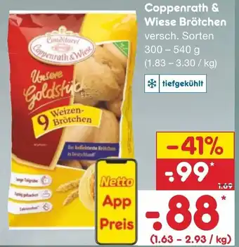 Netto Marken-Discount Coppenrath & Wiese Brötchen 300-540g Angebot