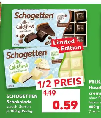 Kaufland Schogetten Schokolade 100 g Angebot