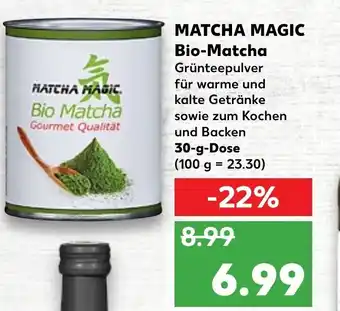 Kaufland Matcha Magic Bio Matcha 30g Dose Angebot