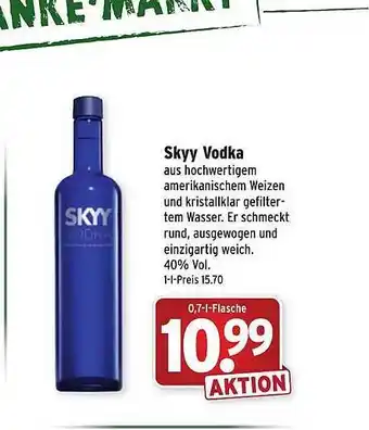 Wasgau Skyy Vodka Angebot