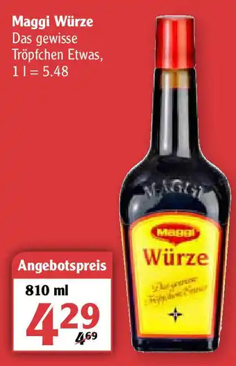 Globus Maggi Würze 810ml Angebot