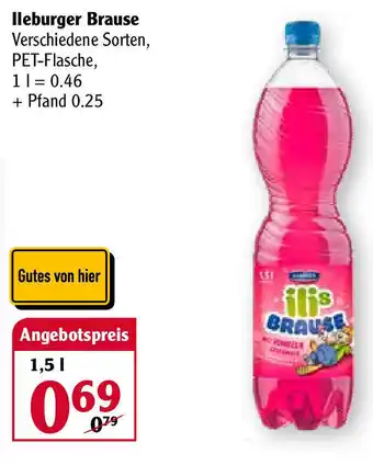 Globus Ileburger Brause 1,5L Angebot