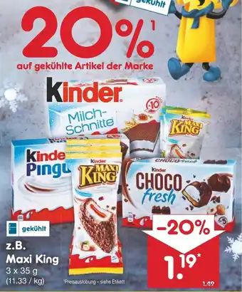 Netto Marken-Discount Maxi King 3x35g Angebot