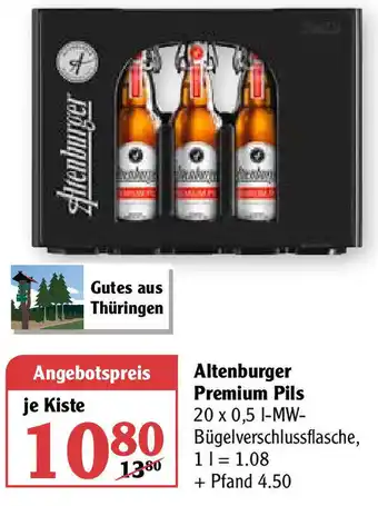 Globus Altenburger Premium Pils Angebot