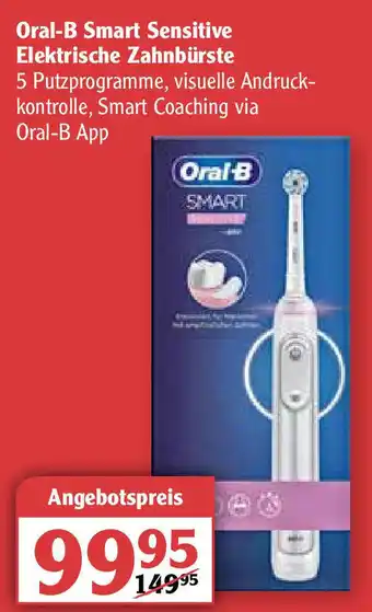 Globus Oral B Smart Sensitive Elektrische Zahnbürste Angebot