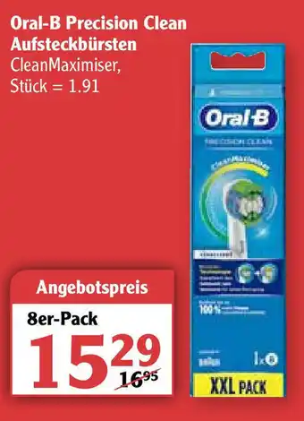 Globus Oral B Precision clean Aufsteckbürsten Angebot