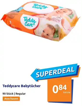 Action Teddycare Babytücher 90 Stück Angebot