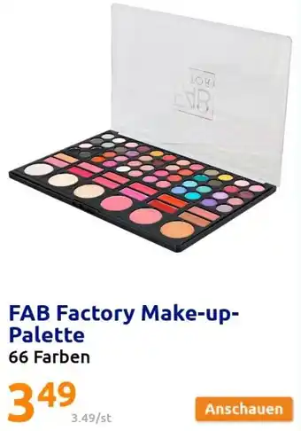 Action FAB Factory Make-up Palette 66 Farben Angebot