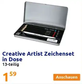 Action Creative Artist Zeichenset in Dose 13 teilig Angebot