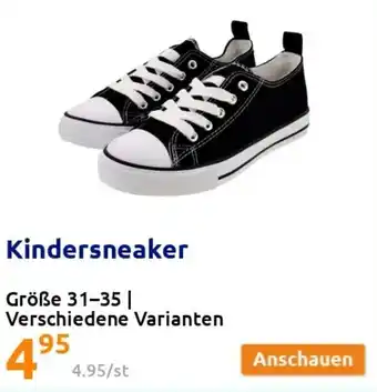 Action Kindersneaker Größe 31-35 Angebot