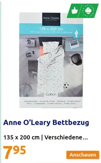 Action Anne O'Leary Bettbezug 135 x 200 cm Angebot