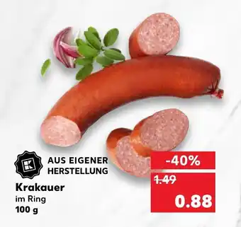 Kaufland Krakauer 100 g Angebot