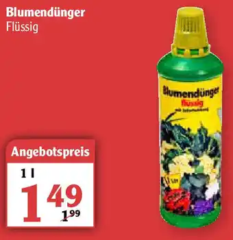 Globus Blumendünger 1L Angebot