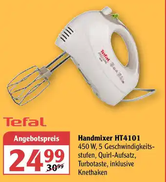 Globus Tefal Handmixer HT4101 Angebot