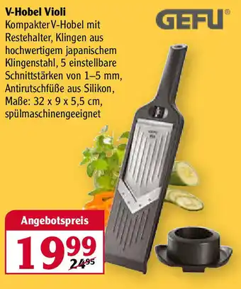 Globus Gefu V-Hobel Violi Angebot