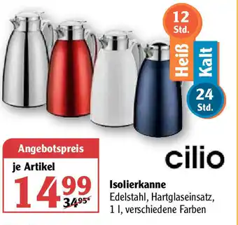 Globus Cilio Isolierkanne Angebot