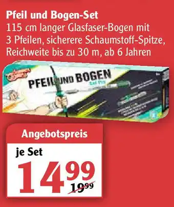 Globus Pfeil und Bogen Set Angebot