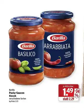 Wasgau Pasta-Saucen Klassik Angebot