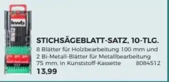 BBM Baumarkt Stichsägeblatt-Satz, 10 tlg. Angebot