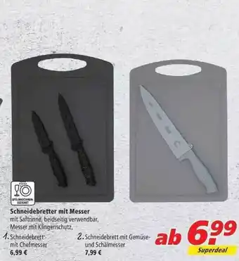 Marktkauf Schneidebretter Mit Messer Angebot