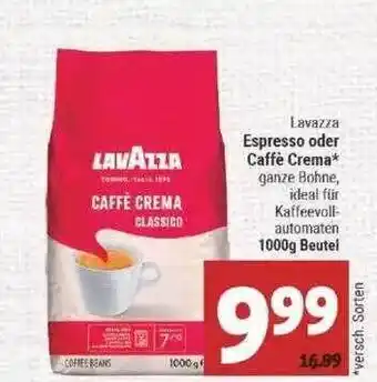 Marktkauf Lavazza Espresso Oder Caffè Crema Angebot