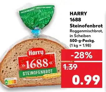 Kaufland Harry 1688 Steinofenbrot 500 g Angebot