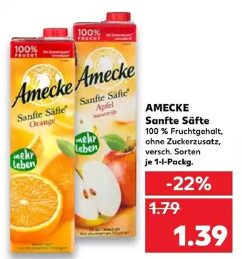 Kaufland Amecke Sanfte Säfte 1 L Angebot