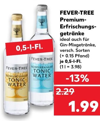 Kaufland Fever Tree Premium Erfrischungsgetränke 0,5 L-Fl Angebot