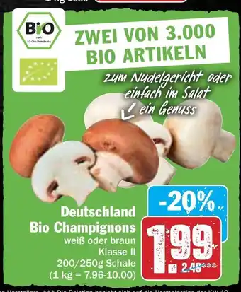 Hit Bio Champignons 200/250g Angebot