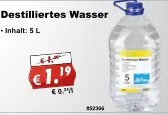 Stabilo Fachmarkt Destilliertes Wasser 5L Angebot