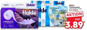 Kaufland Hakle Toilettenpapier je.16 x 150 Blatt Angebot