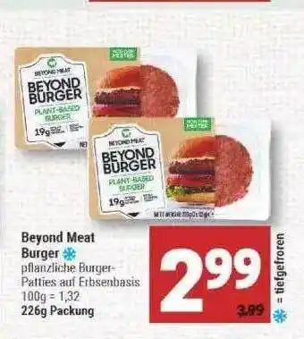 Marktkauf Beyond Meat Burger Angebot