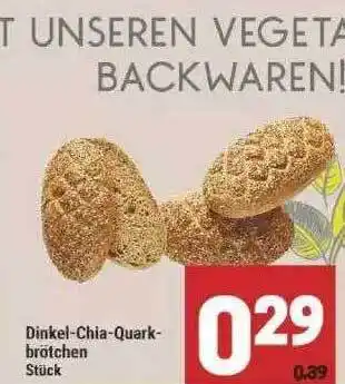 Marktkauf Dinkel-chia-quark-brötchen Stück Angebot