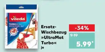 Kaufland Ersatz Wischbezug UltraMat Turbo Angebot