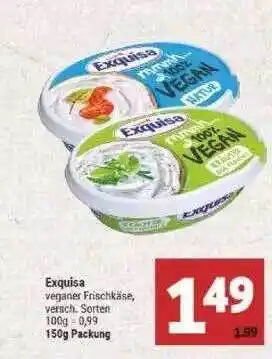 Marktkauf Exquisa Veganer Frischkäse Angebot