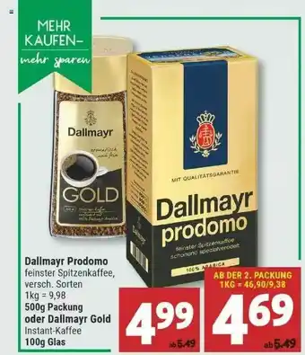 Marktkauf Dallmayr Prodomo Oder Gold Angebot