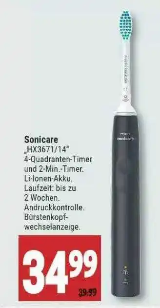 Marktkauf Sonicare „hx3671-14“ Angebot