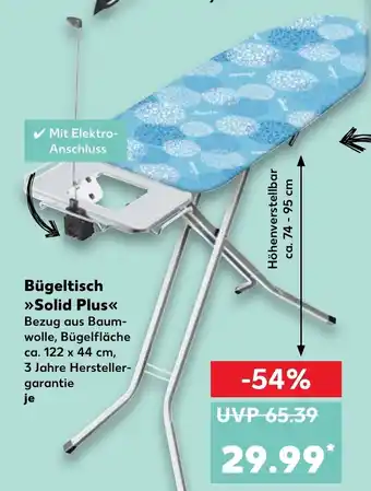 Kaufland Bügeltisch Solid Plus Angebot