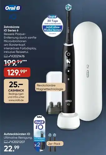 Galeria Oral-B Zahnbürste iO Series 6 Angebot