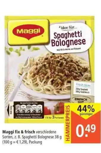 Marktkauf Maggi Fix & Frisch Angebot