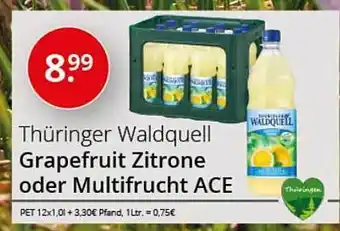 Sagasser Thüringer Waldquell Grapefruit Zitrone Oder Multifrucht Ace Angebot