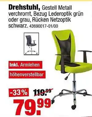 SB Lagerkauf Drehstuhl Angebot