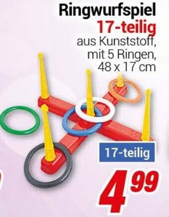 CENTERSHOP Ringwurfspiel 17 teilig Angebot